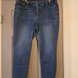 St. John's Bay Women's Skinny Jeans in Blue